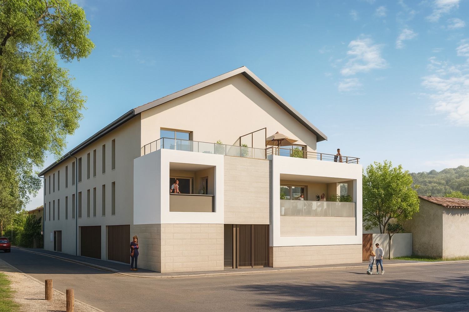 Résidence de 27 appartements à Montluel — vue 1